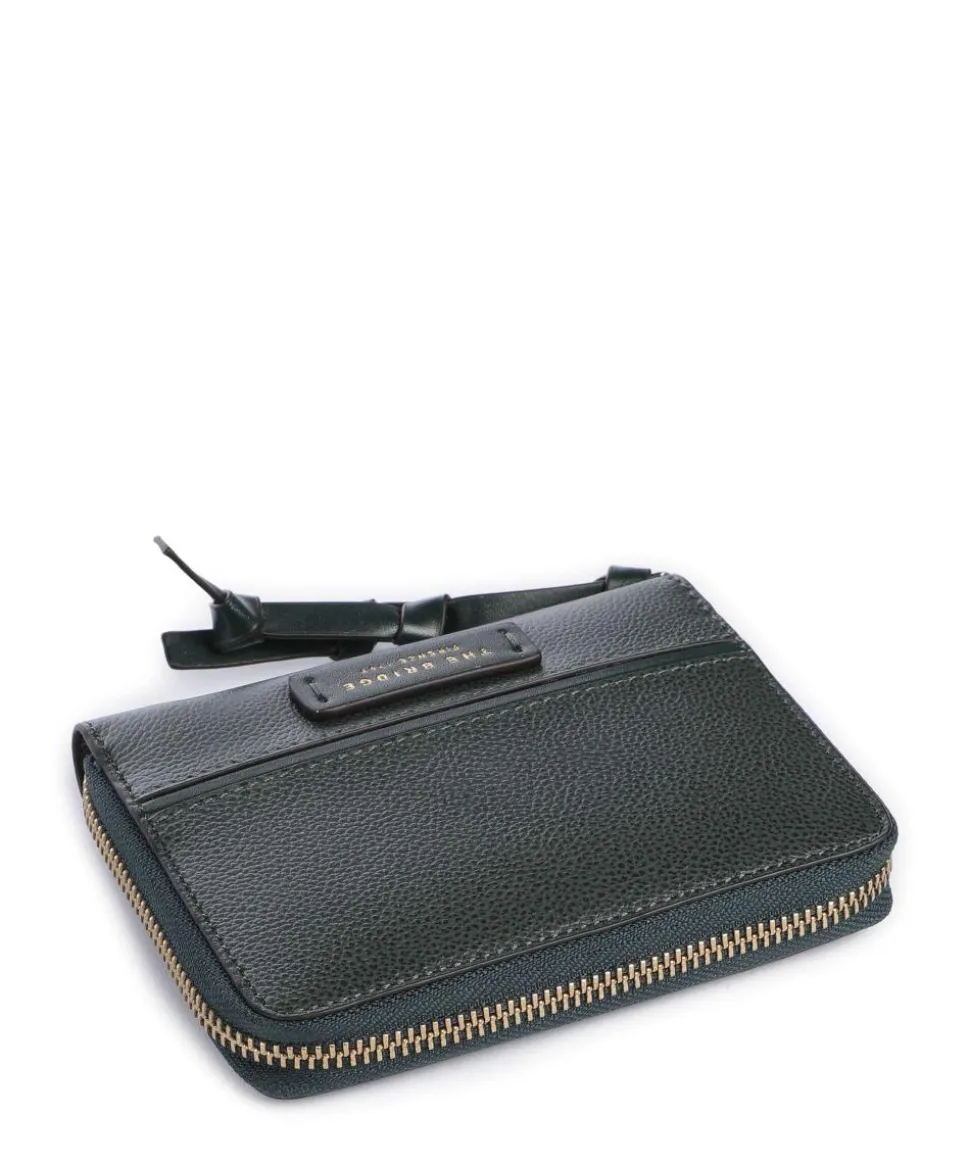 Domitilla Geldbörse fein genarbtes Rindsleder grün