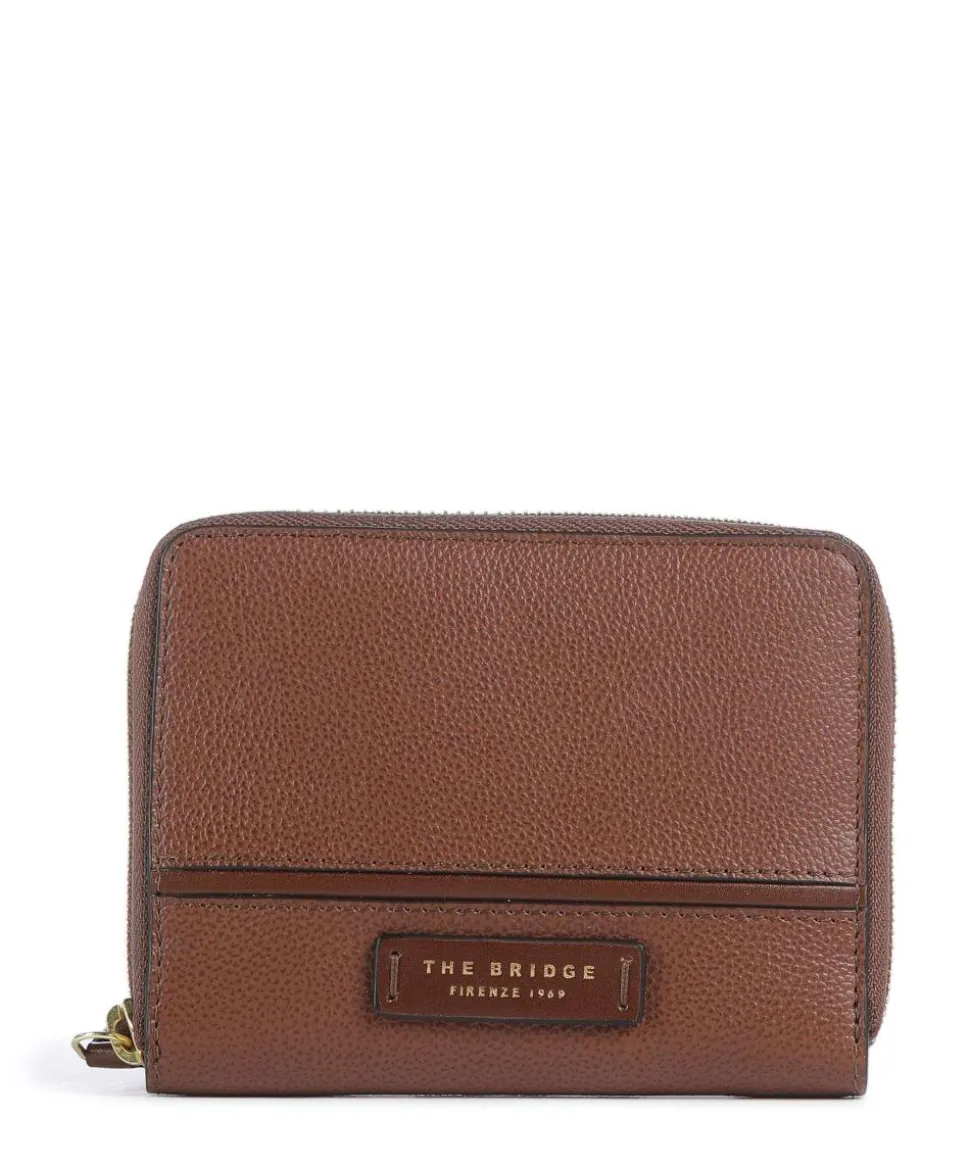 Domitilla Geldbörse fein genarbtes Rindsleder braun