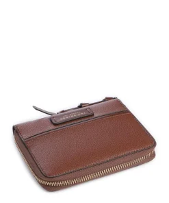 Domitilla Geldbörse fein genarbtes Rindsleder braun