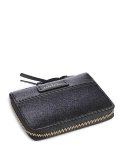 Domitilla Geldbörse fein genarbtes Rindsleder schwarz