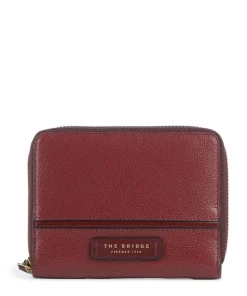 Domitilla Geldbörse fein genarbtes Rindsleder rot