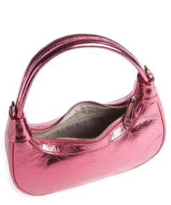 Donna Aura Schultertasche weiches Rindsleder pink