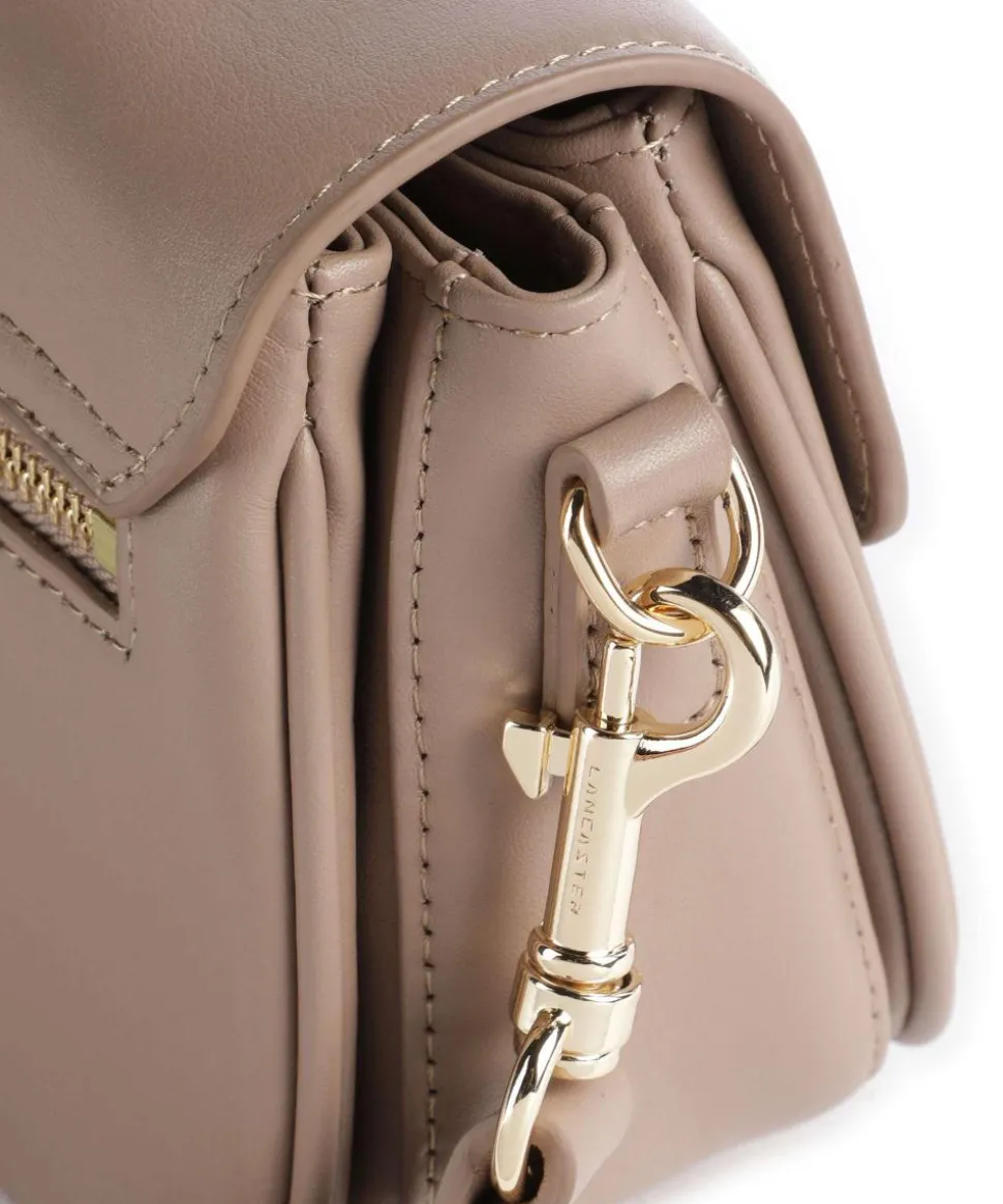 Donna Fia Umhängetasche fein genarbtes Rindsleder beige