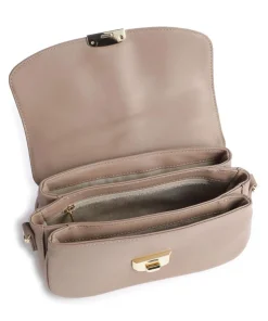 Donna Fia Umhängetasche fein genarbtes Rindsleder beige