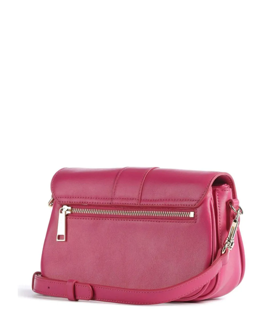 Donna Fia Umhängetasche fein genarbtes Rindsleder pink