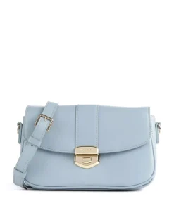 Donna Fia Umhängetasche fein genarbtes Rindsleder hellblau