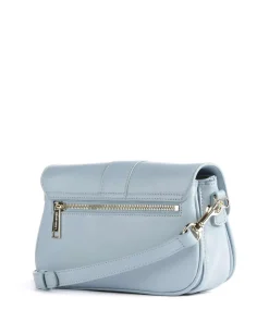 Donna Fia Umhängetasche fein genarbtes Rindsleder hellblau
