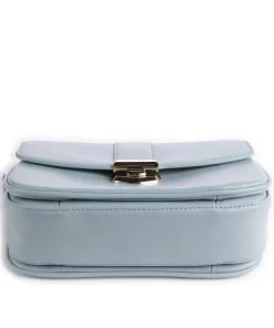 Donna Fia Umhängetasche fein genarbtes Rindsleder hellblau