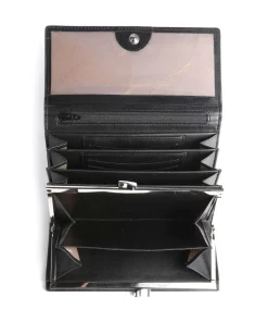 Donna RFID Geldbörse Rindsleder schwarz