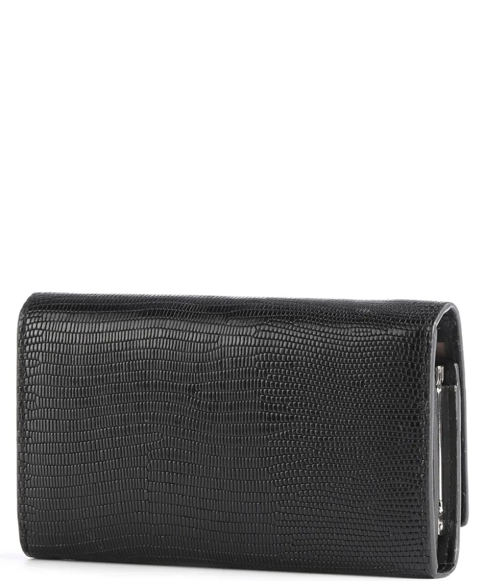 Donna RFID Geldbörse Rindsleder schwarz