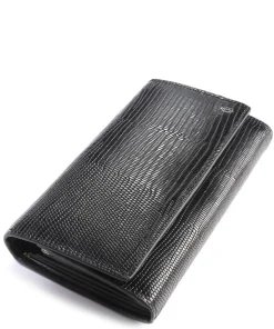 Donna RFID Geldbörse Rindsleder schwarz