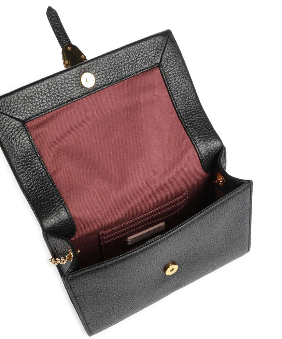 Dorian Umhängetasche genarbtes Rindsleder schwarz