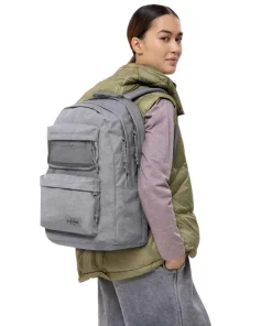 Double Office Rucksack 17″ Polyester grau