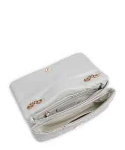 Dram Schultertasche Lederimitat grau