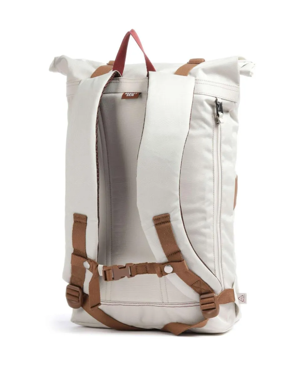 Dreamwalker Christopher Rolltop Rucksack 15″ recyceltes Polyester beige