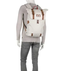 Dreamwalker Christopher Rolltop Rucksack 15″ recyceltes Polyester beige
