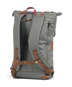 Dreamwalker Christopher Rolltop Rucksack 15″ recyceltes Polyester graugrün