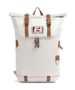 Dreamwalker Christopher Small Rolltop Rucksack 13″ recyceltes Polyester beige