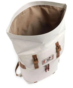 Dreamwalker Christopher Small Rolltop Rucksack 13″ recyceltes Polyester beige