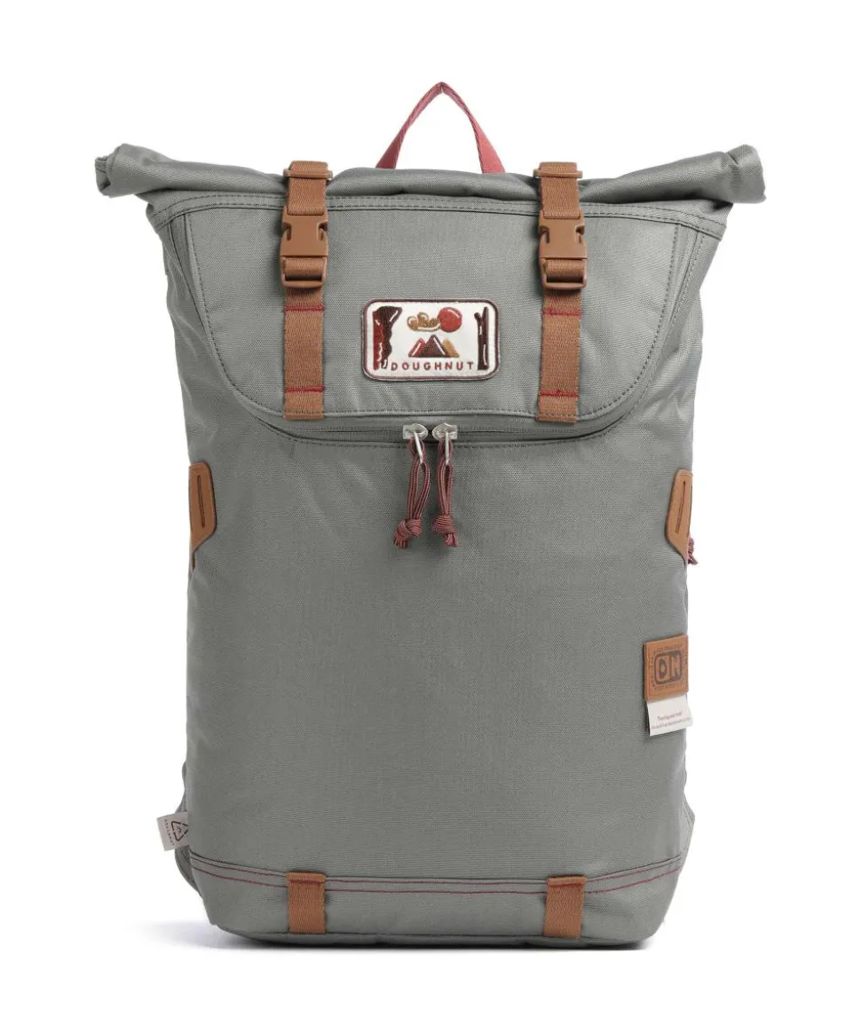 Dreamwalker Christopher Small Rolltop Rucksack 13″ recyceltes Polyester graugrün