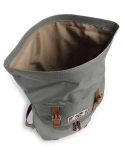 Dreamwalker Christopher Small Rolltop Rucksack 13″ recyceltes Polyester graugrün