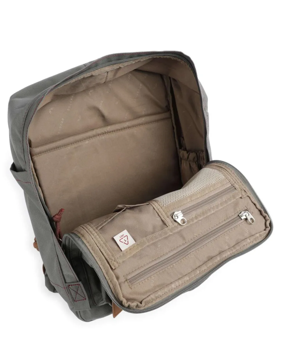 Dreamwalker Macaroon Rucksack 14″ recyceltes Polyester graugrün
