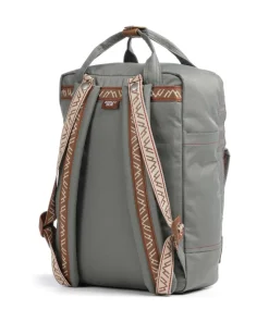 Dreamwalker Macaroon Rucksack 14″ recyceltes Polyester grau/beige