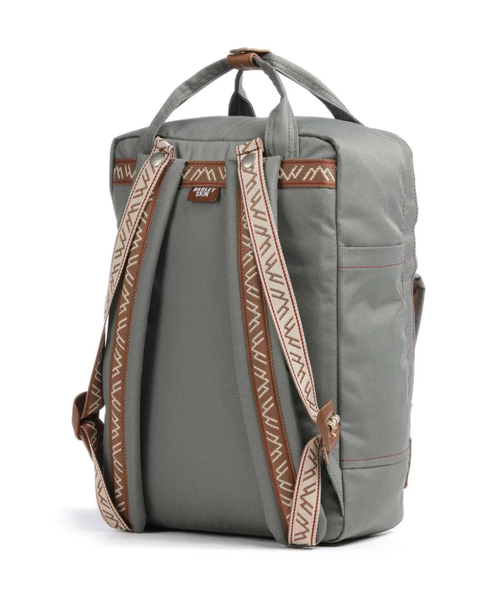 Dreamwalker Macaroon Rucksack 14″ recyceltes Polyester grau/beige