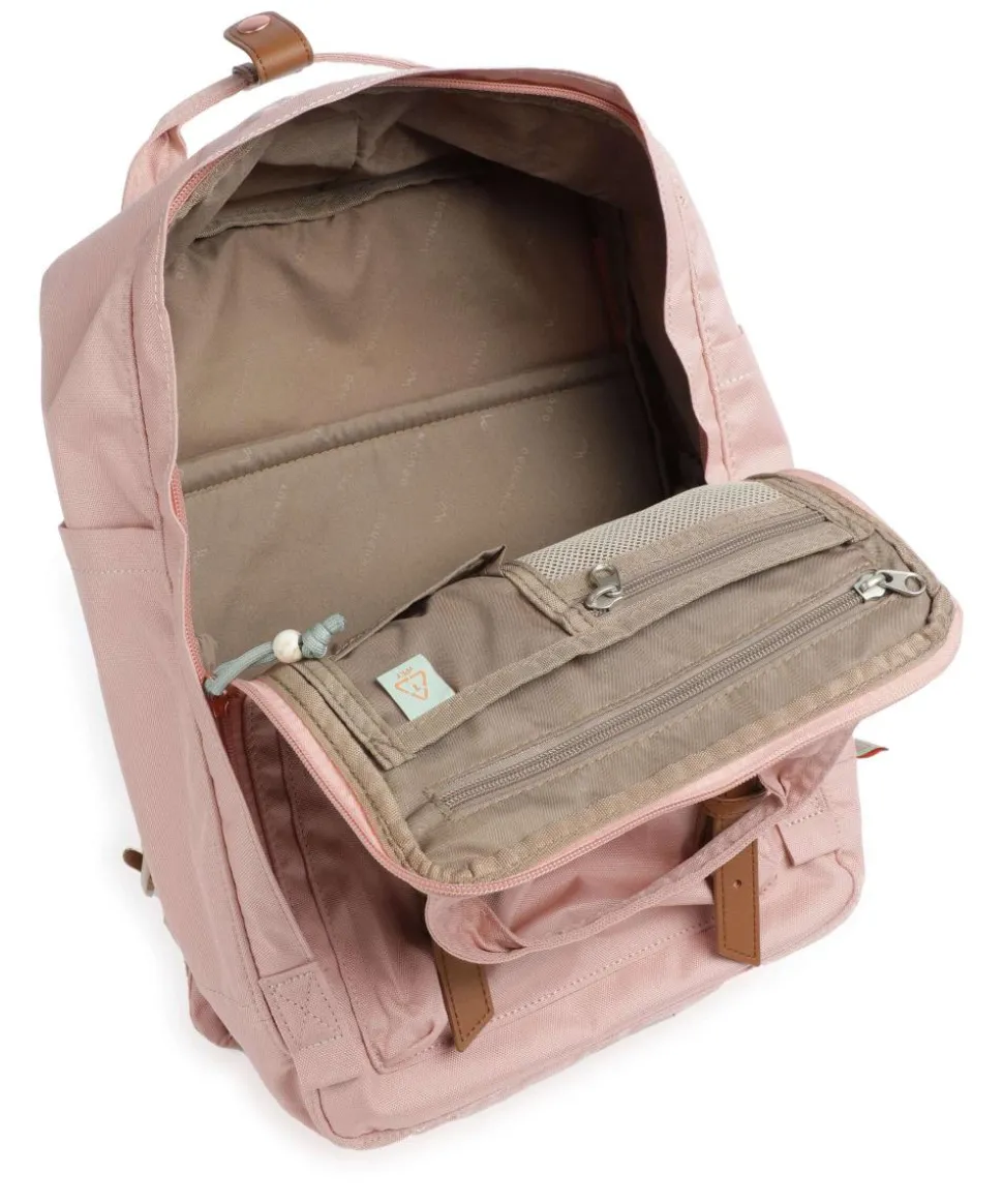 Dreamwalker Macaroon Rucksack 14″ recyceltes Polyester rosa