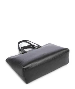 Duetto L Shopper genarbtes Rindsleder schwarz