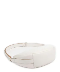 Dukes Place Schultertasche genarbtes Rindsleder elfenbein