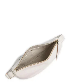 Dukes Place Schultertasche genarbtes Rindsleder elfenbein