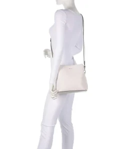 Dukes Place Umhängetasche Rindsleder elfenbein