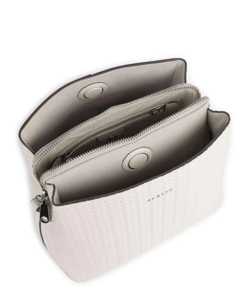 Dukes Place Umhängetasche Rindsleder elfenbein