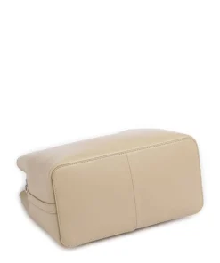 Dukes Place Umhängetasche fein genarbtes Rindsleder beige