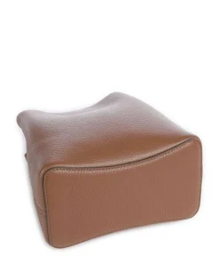 Dukes Place Umhängetasche genarbtes Rindsleder braun