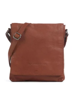 Duncan Umhängetasche fein genarbtes Rindsleder cognac