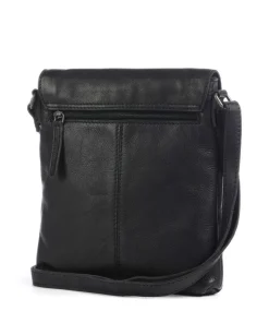 Duncan Umhängetasche fein genarbtes Rindsleder schwarz