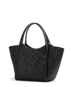 Durini 24 Shopper Lederimitat schwarz