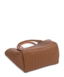 Durini 24 Shopper Lederimitat braun