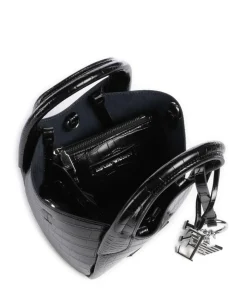 Durini 24 Umhängetasche Lederimitat schwarz