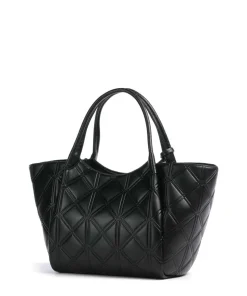 Durini Handtasche Lederimitat schwarz