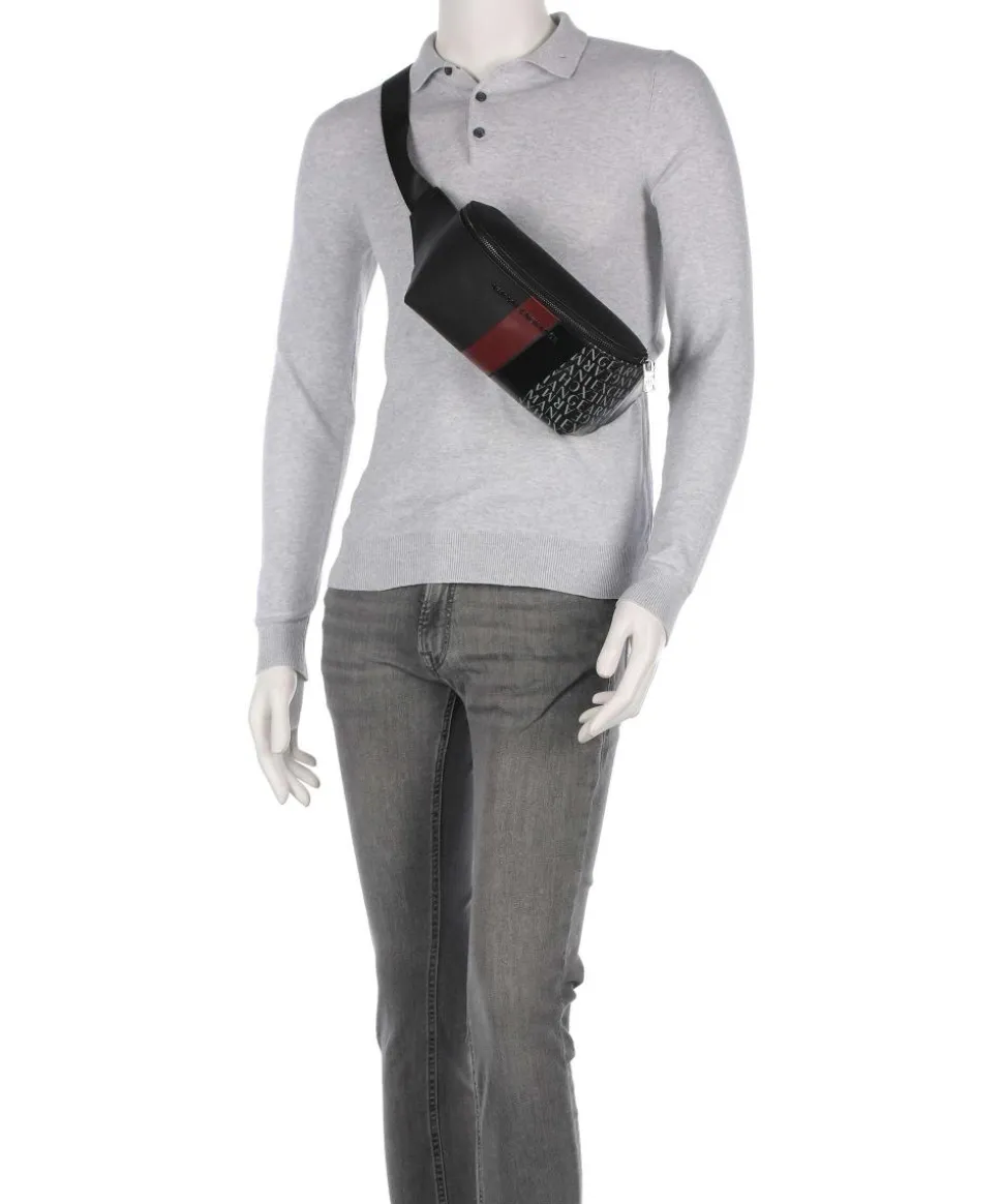 Dylan Gürteltasche Lederimitat schwarz