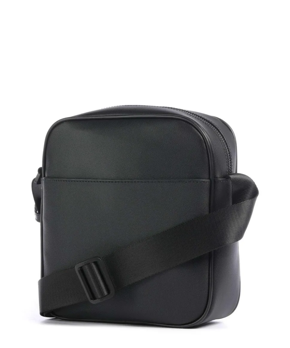 Dylan Umhängetasche Lederimitat schwarz