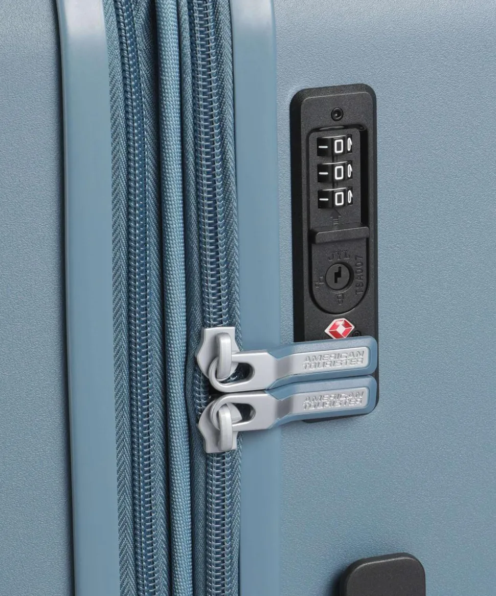 Dynabelt 4-Rollen Trolley blaugrau 66 cm