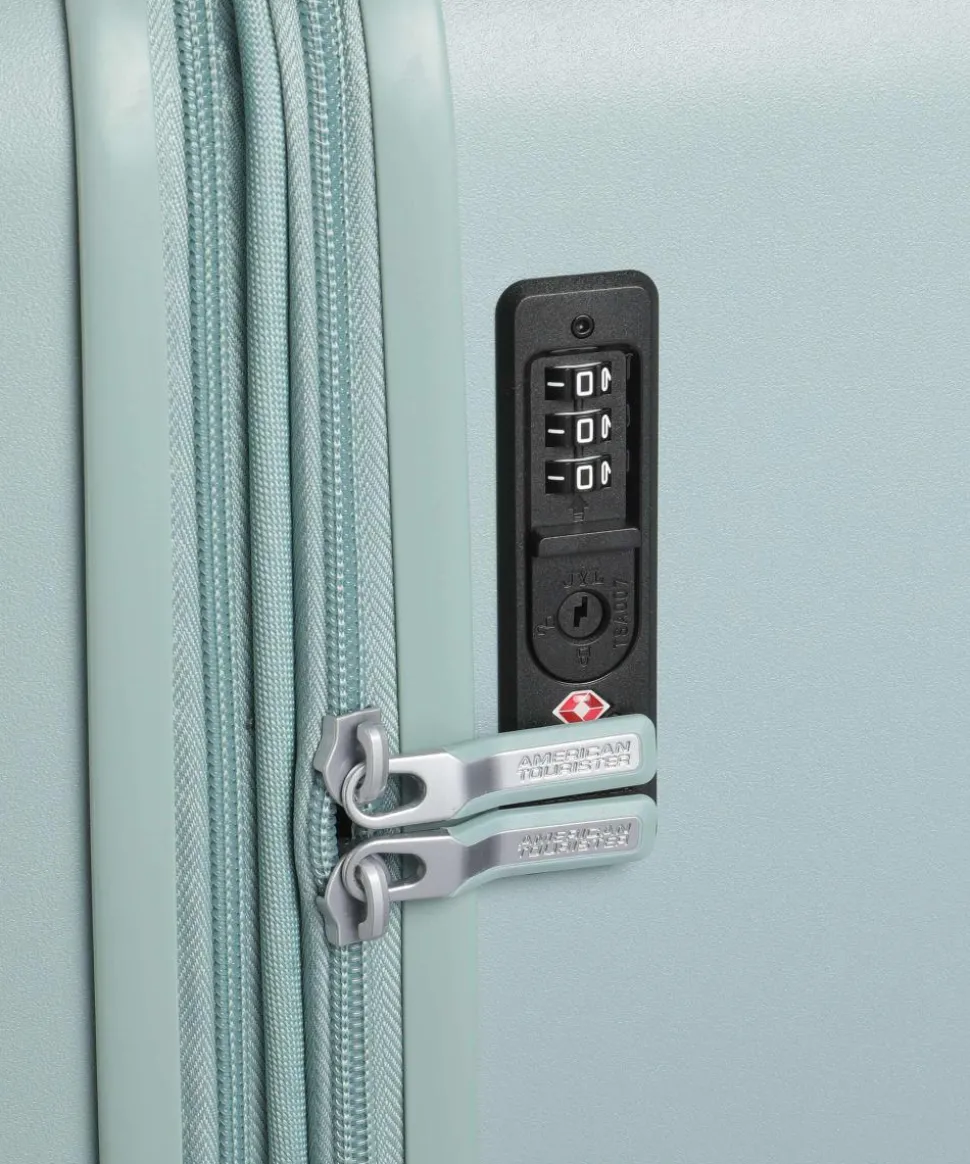 Dynabelt 4-Rollen Trolley graugrün 77 cm