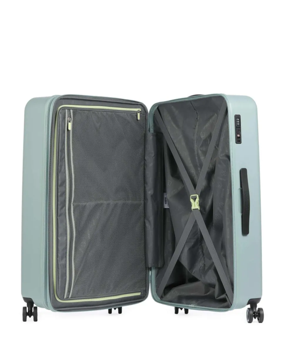 Dynabelt 4-Rollen Trolley graugrün 77 cm