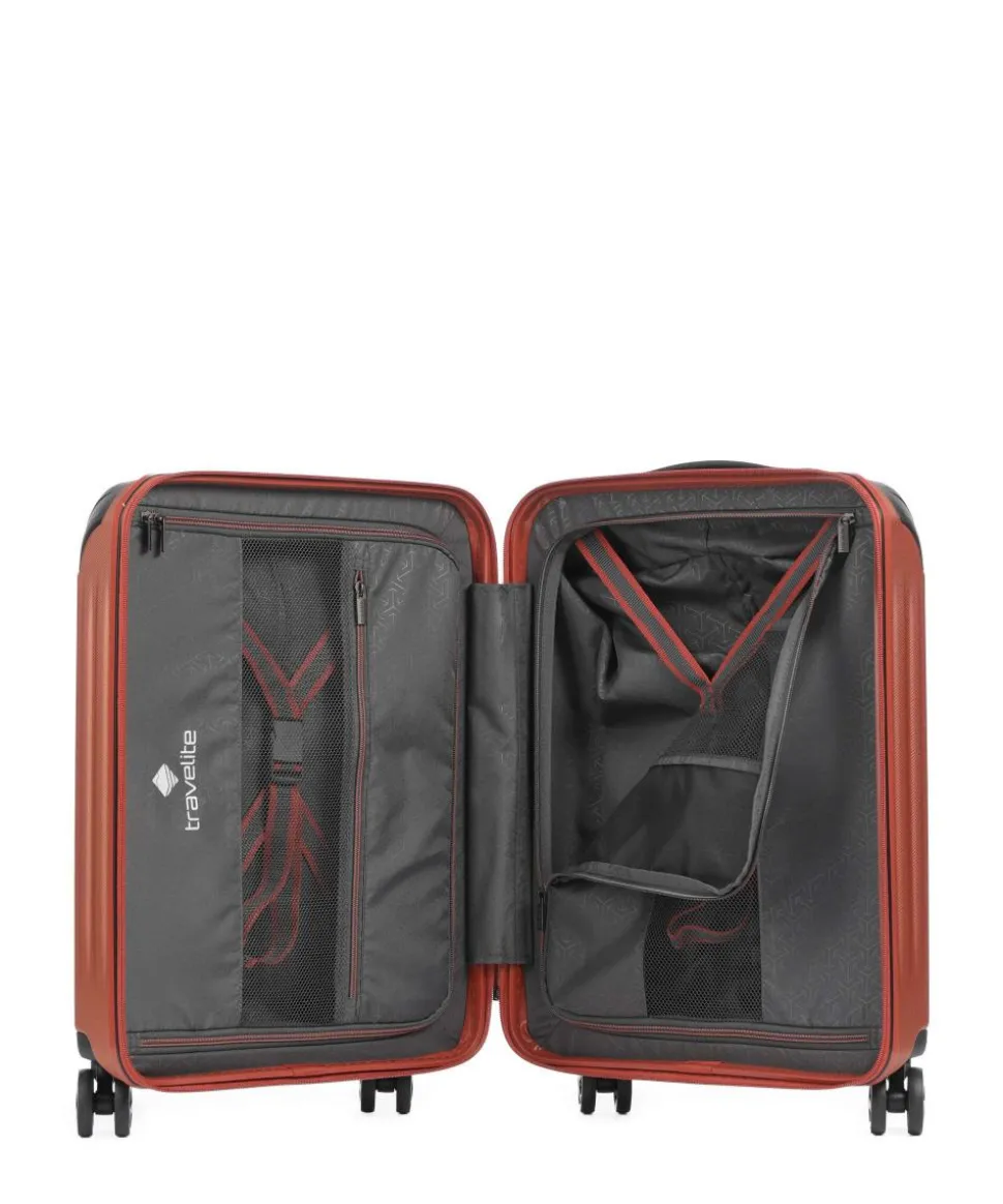 Dynamiic 4-Rollen Trolley bernstein 55 cm