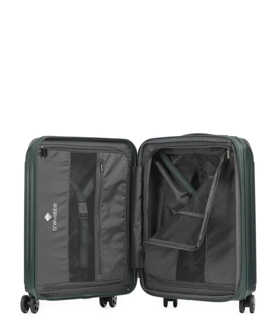 Dynamiic 4-Rollen Trolley dunkelgrün 55 cm