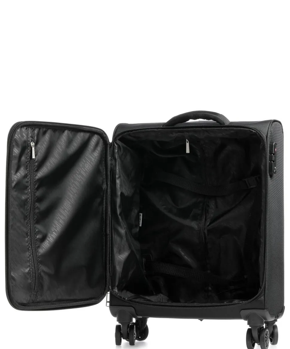 Dynamo 4X 4-Rollen Trolley schwarz 55 cm